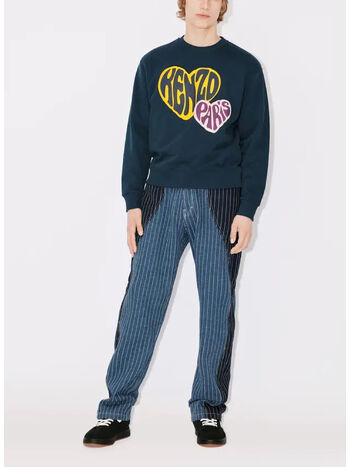 FELPA KENZO HEARTS CLASSIC, 77 MIDNIGHT BLUE, small