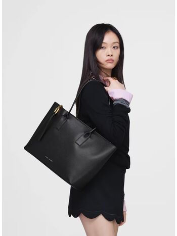 BORSA THE WORK TOTE, 001 BLACK, small