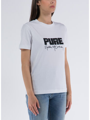 T-SHIRT PURE SMC PRINTED TEE, 9000 PUREWHITE, small