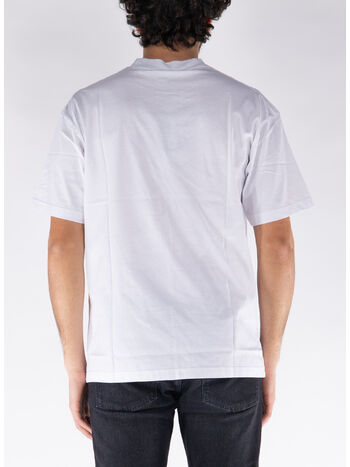 T-SHIRT OG BLURRED LOGO TEE, WTH0001 WHITE, small