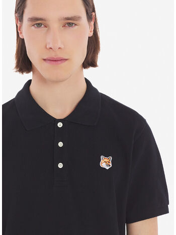 POLO FOX HEAD PATCH, P199 BLACK, small