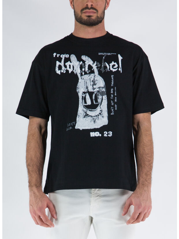HUN T-SHIRT, NERO, large