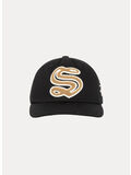 CAPPELLO MID-DEPTH CHENILLE S SNAPBACK, 0001 BLACK, thumb