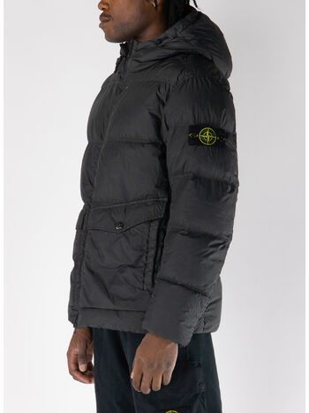 GIUBBOTTO SHORT PARKA CRINKLE REPS, V0062 LEAD GREY, small