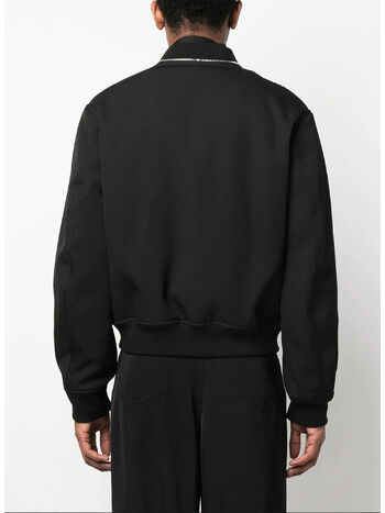 GIUBBOTTO BOMBER JACKET REGULAR FIT FULLY I23, 001 BLACK, small