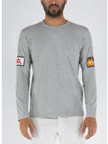 T-SHIRT A MANICHE LUNGHE, 1 T.GREY, thumb