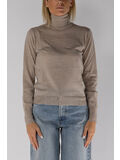 MAGLIONE DOLCEVITA IN LANA MERINO, 55150 TAN, thumb