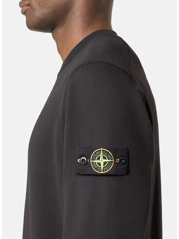 FELPA GIROCOLLO CON PATCH LOGO, , small