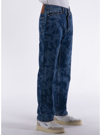 JEANS PALMITY STAMPA ALL OVER DENIM, 4540 BLUE LIGHT, small