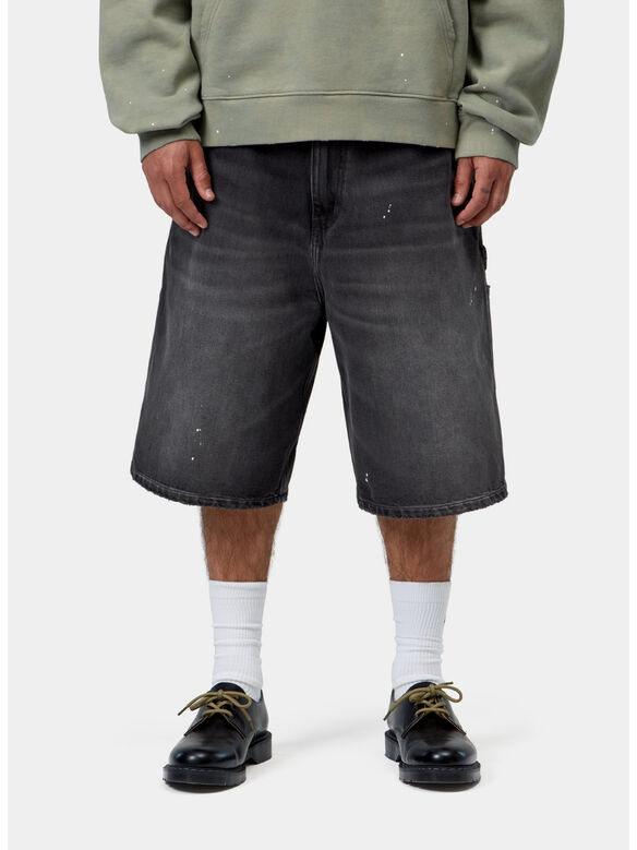 SHORT OG SINGLE KNEE, 89EJ Black, destroy wash, splatter, medium