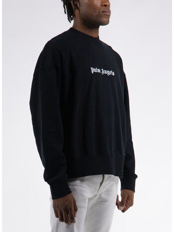 FELPA GIROCOLLO CON STAMPA LOGO, , small