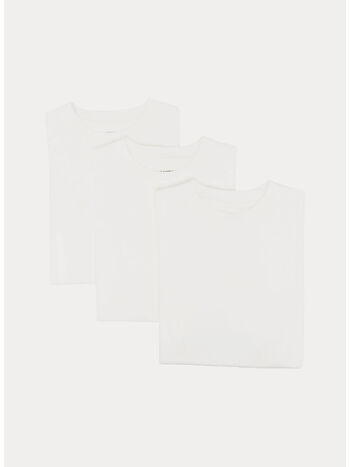 T-SHIRT SS 3 PACK, 100, small