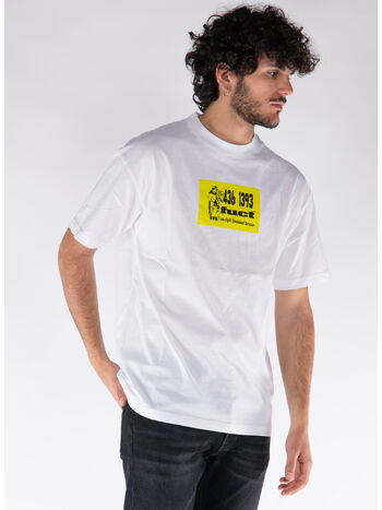 T-SHIRT LATE NIGHT FUCT, WTH0001 WHITE, small