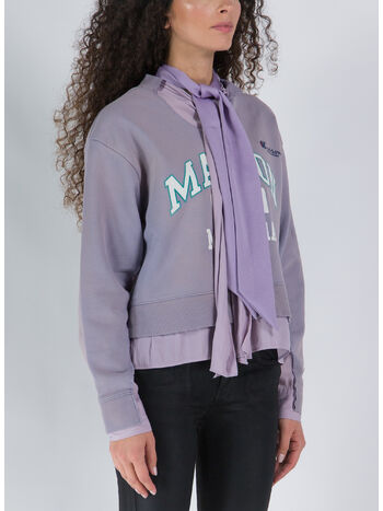 PULLOVER LAYERED, PURPLE, small