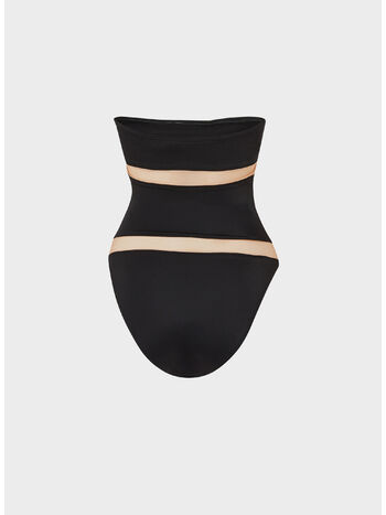 COSTUME INTERO BISHOP, BLACK/NUDE MESH, small
