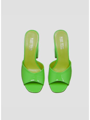 SCARPA ANJA MULE VERNICE VERDE, KIWI VERDE, small