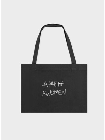 BORSA DA SHOPPING AMEN AWOMEN, BLACK, small