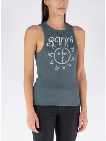 TANK TOP GRAPHIC RIB SUN, 490 VOLCANIC ASH, small