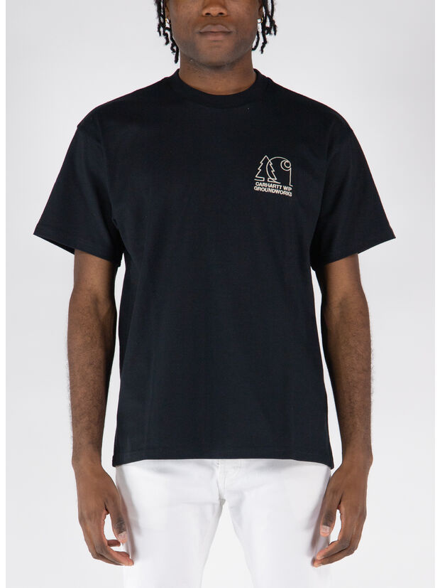 T-SHIRT GROUNDWORK, 89XX BLACK, large