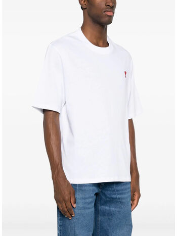 T-SHIRT RED AMI DE COEUR, 100 WHITE, small