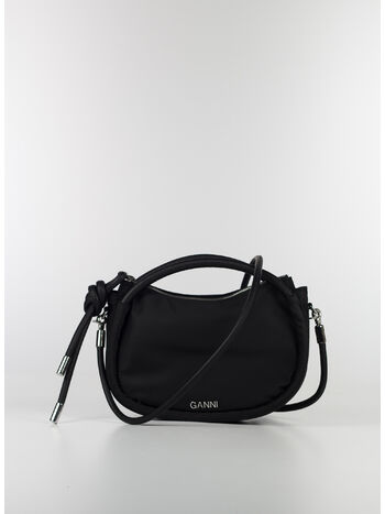 BORSA A MANO KNOT, 099 BLACK, small