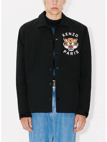 GIACCA LUCKY TIGER PADDED COACH, 99 BLACK, small