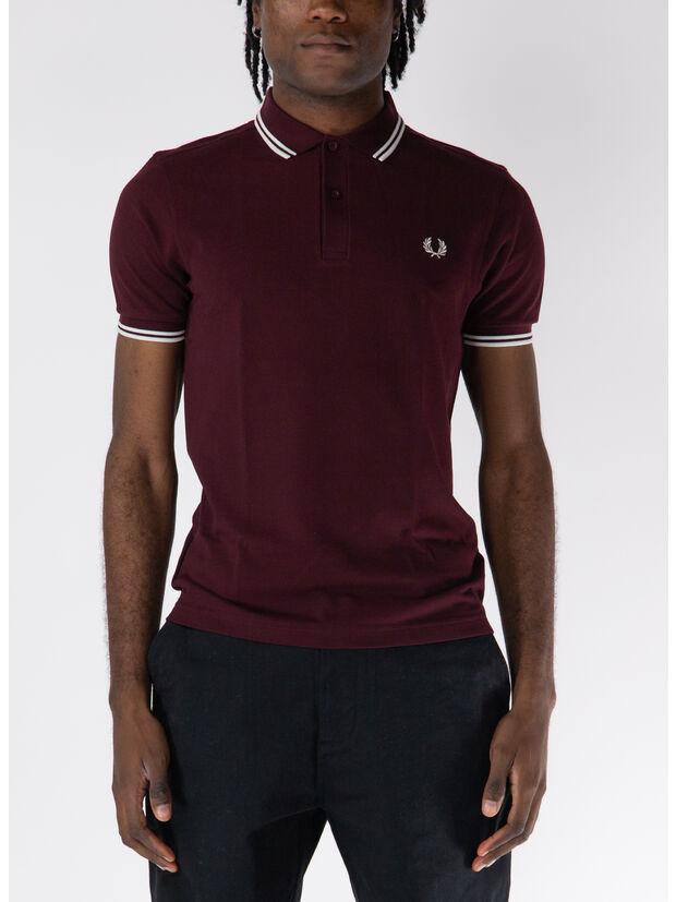 POLO SHORTSLEEVE STRONG WILL, BURGUNDY, large
