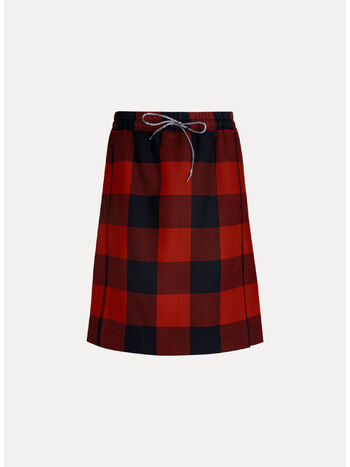 KILT CHECK, H208 RED/BLACK, small