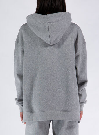 FELPA CON CAPPUCCIO, 921 PALOMAMELANGE, small