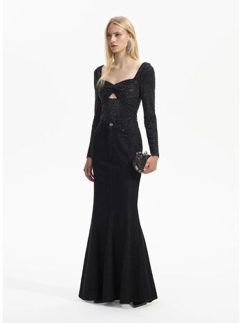 TOP RHINESTONE MESH, BLACK, small