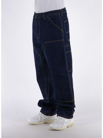 PANTALONE DOUBLE KNEE, 0102 BLUE, small