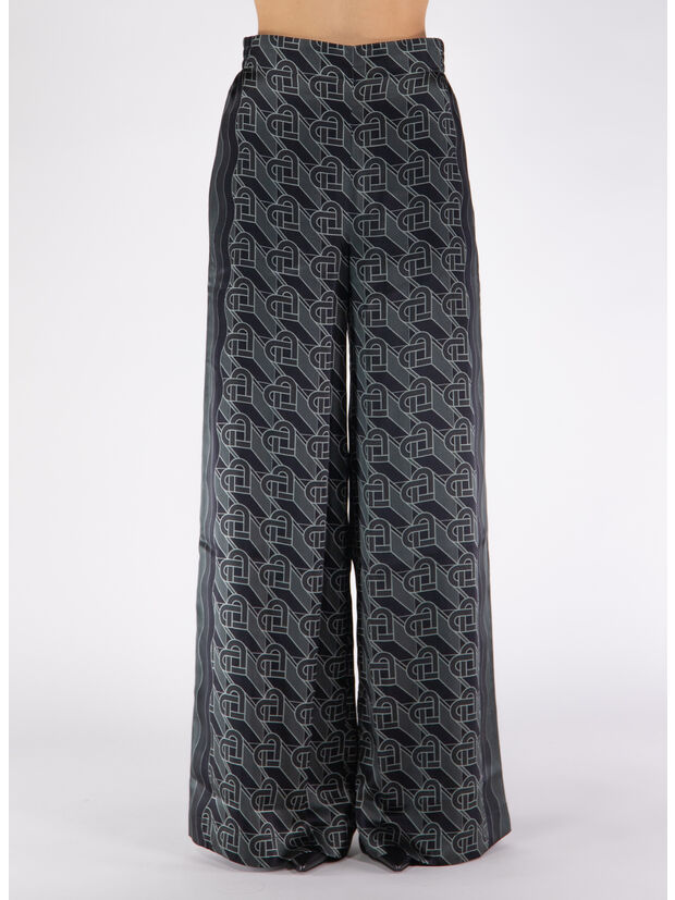 PANTALONE PRINTED, 02 HEART MONOGRAMME BLACK, large