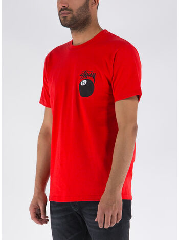 T-SHIRT 8 BALL, RED, small