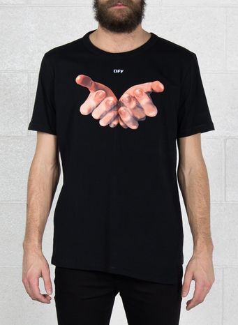 T-SHIRT SQUARE HANDS SPLICED, , small