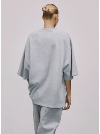 T-SHIRT HEAVY BOXY UNISEX, 6236 GREY MARLE, small