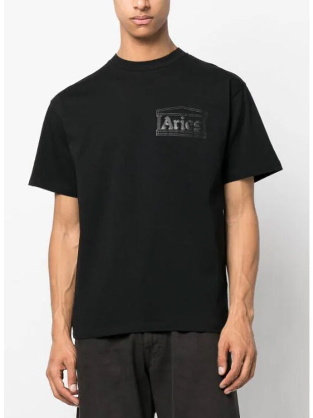 T-SHIRT TEMPLE SS TEE, BLK BLACK, large