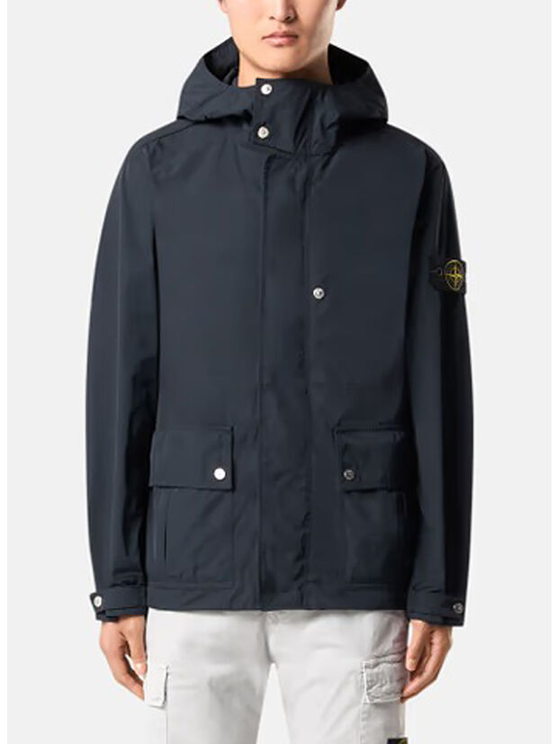 GIACCA MICRO TWILL FULL ZIP, V0020 BLUE, large