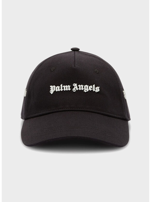 CAPPELLO CON LOGO LETTERING, 1001 BLACK WHITE, medium