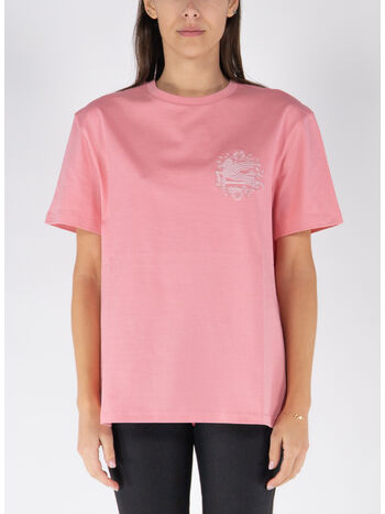 T-SHIRT CON RICAMO, F0473 ROSA POLVERE SCURO, small