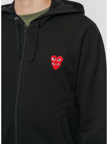 FELPA PLAY SWEATSHIRT, BLACK, small