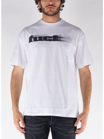 T-SHIRT OG BLURRED LOGO TEE, WTH0001 WHITE, small