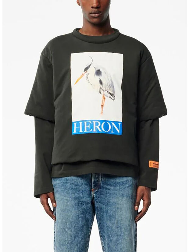 T-SHIRT BIRD PAINTED, 1046 BLACK BLUE, large