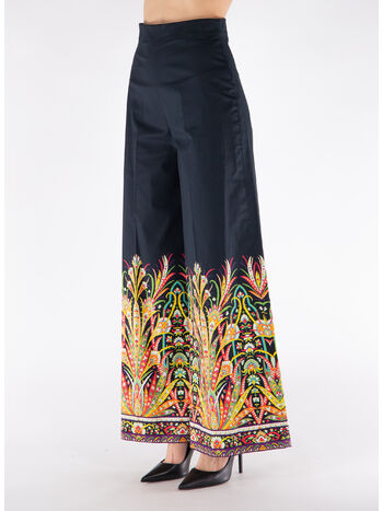 PANTALONE IN COTONE CON STAMPA, , small