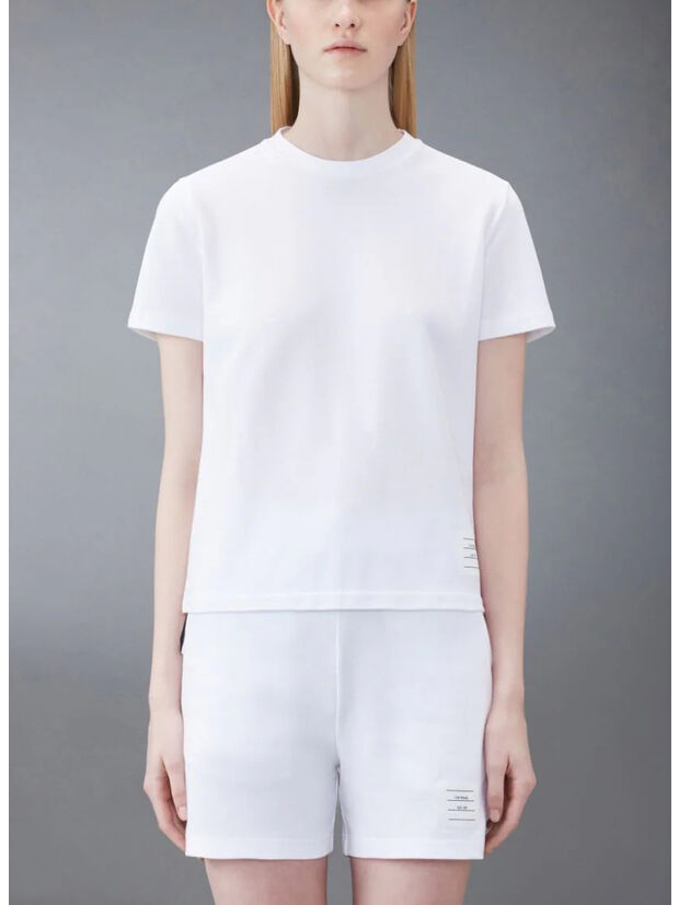 T-SHIRT RELAXED FIT, 100 WHITE, large