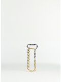 COLLANA CARABINER CHUNKY UNISEX, GOLD GOLD, thumb