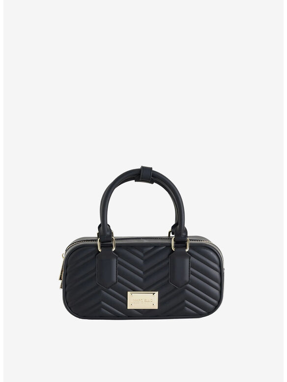 BORSA 26W FLAT SOHO, BLG BLACK / LIGHT GOLD, medium