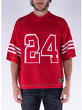 T-SHIRT FOOTBALL IN MAGLIA 24, CHERRY, thumb