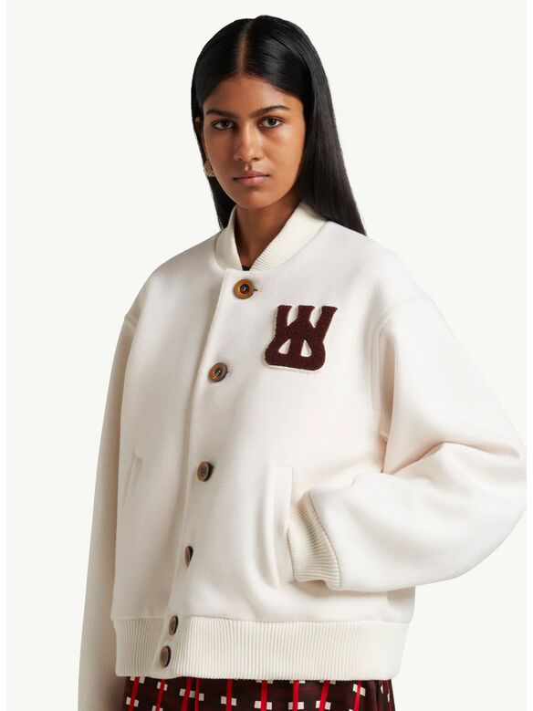 GIUBBOTTO SORBONNE 56 VARSITY, IVORY, medium