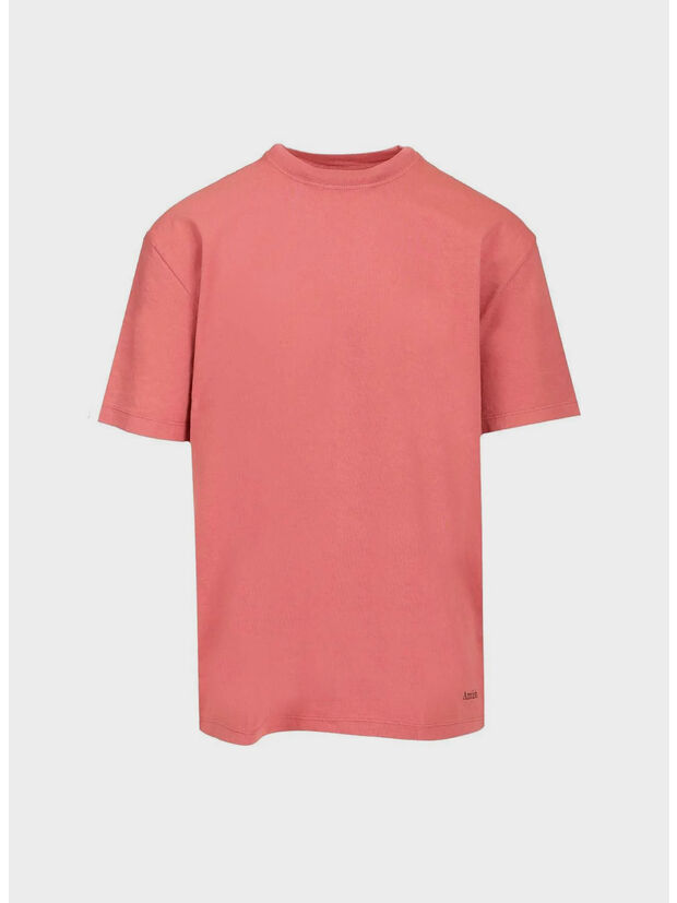 T-SHIRT MICRO LOGO, C0650 Jersey Dyed Dusty rose, large