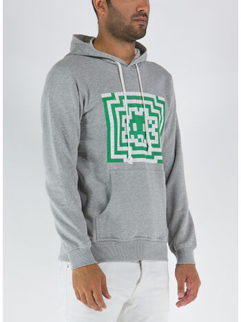 FELPA CON CAPPUCCIO, 1 T.GREY, small